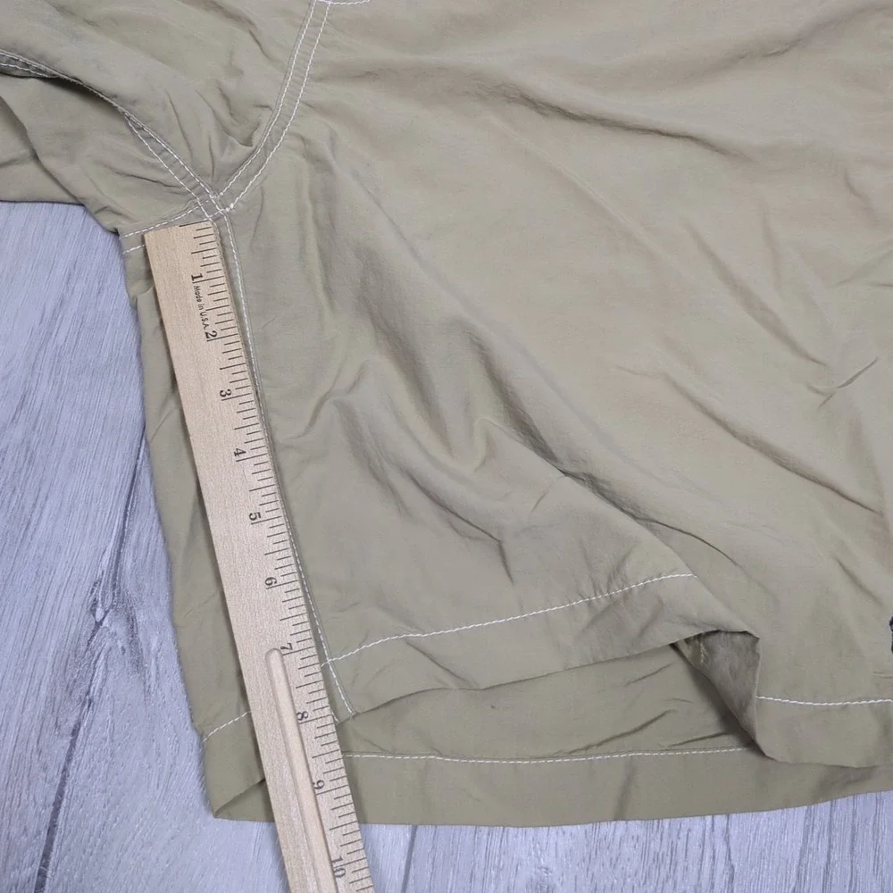 Polo Ralph Lauren Board Shorts Mens Extra Large Beige Tan Swimwear Lined Trunks